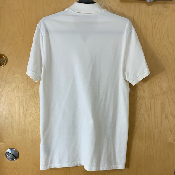 Versace Collection Logo White Cotton Polo Shirt - Picture 7 of 12